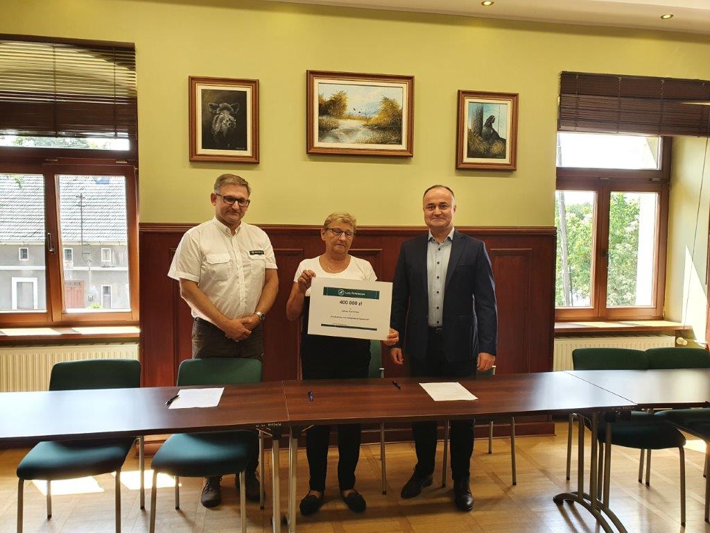 Dofinansowanie ze środków Lasów Państwowych przebudowy ulicy Kolejowej w Kotowicach w Gminie Siechnice